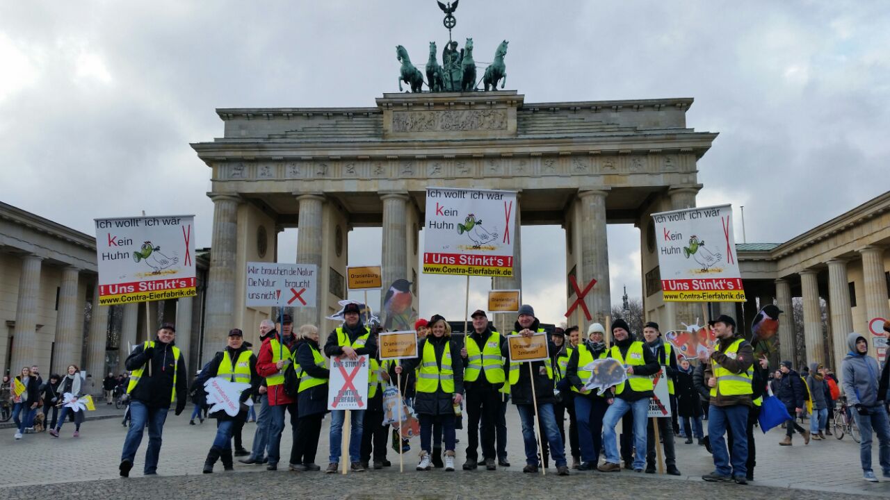 Abschluss am Brandenburger Tor