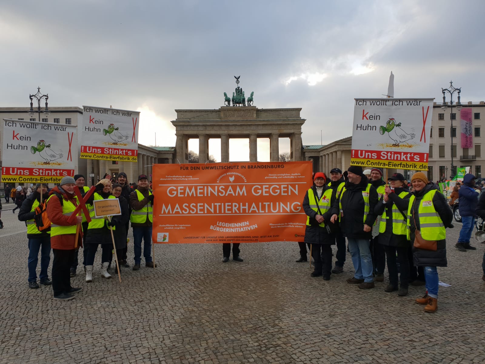 Start und Ziel war das Brandenburger Tor